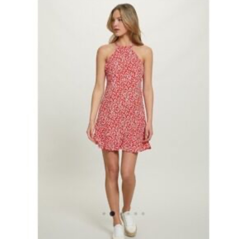 Zara Scarlet Floral Mini Dress